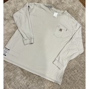 Carhartt Mens Flame-Resistant Force Cotton Long-Sleeve T-Shirt #100235 size 3XL